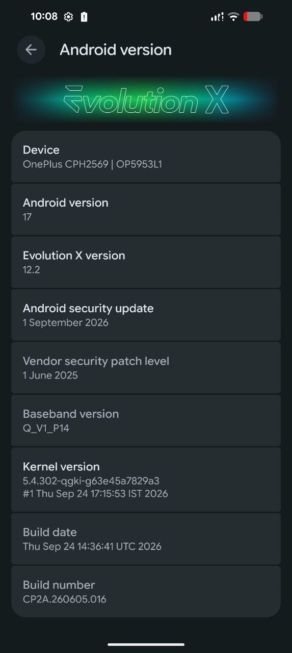 EvolutionX 12.2 — screenshot 1
