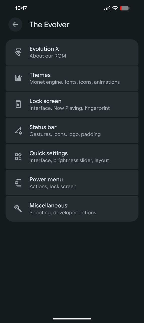 EvolutionX 12.2 — screenshot 4
