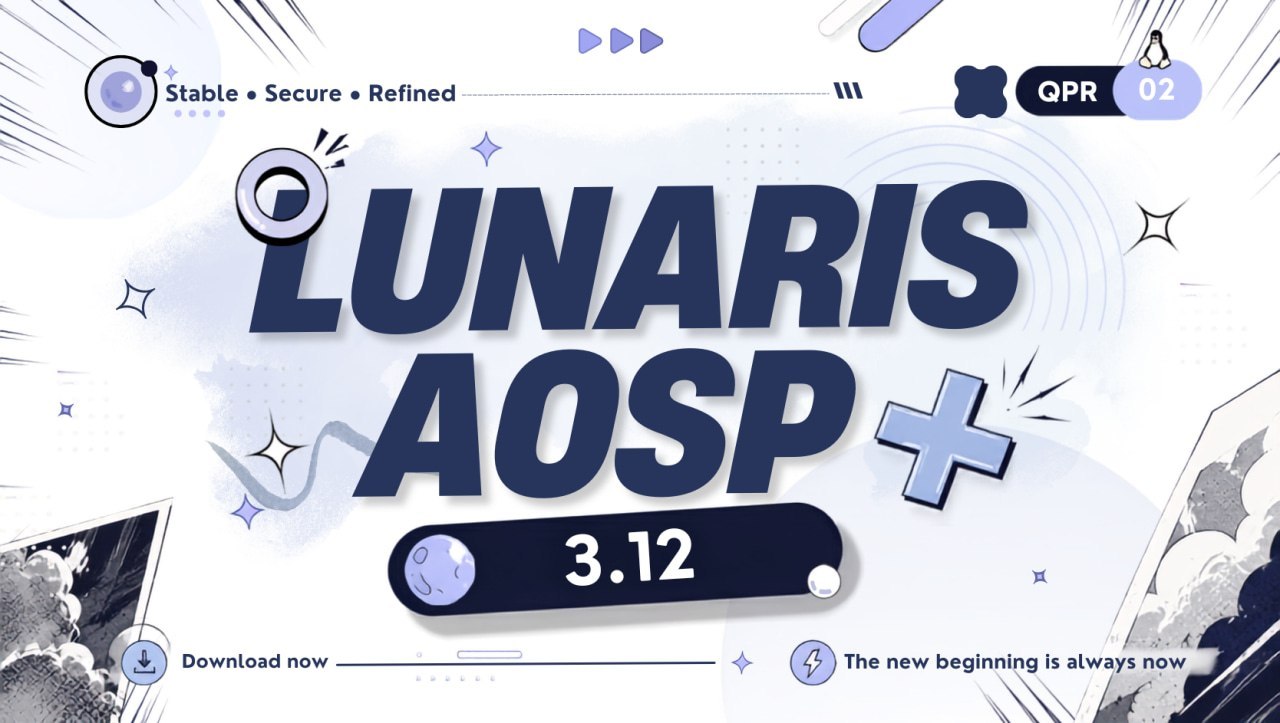 LunarisAOSP 3.12 Sep Patch release banner